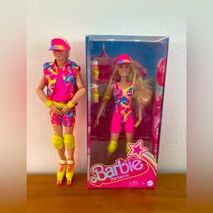 Barbie The Movie Collectible Inline Skate Ken & Barbie Dolls